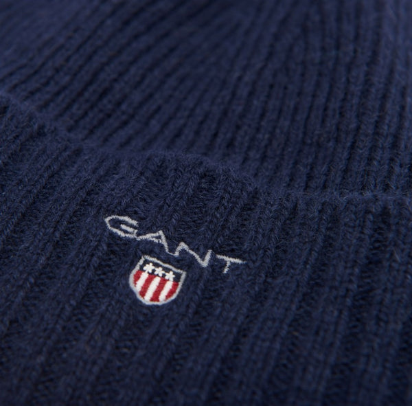 GANT 991000-410 Wool Lined Flag Beanie BLU NAVY