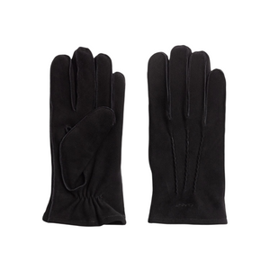 GANT 9930064-05 Men's Classic Suede Gloves Cashmere Lining BLACK