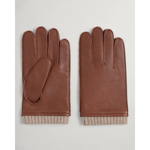 GANT 9930069-211 Leather Gloves CLAY BROWN Guanti Uomo