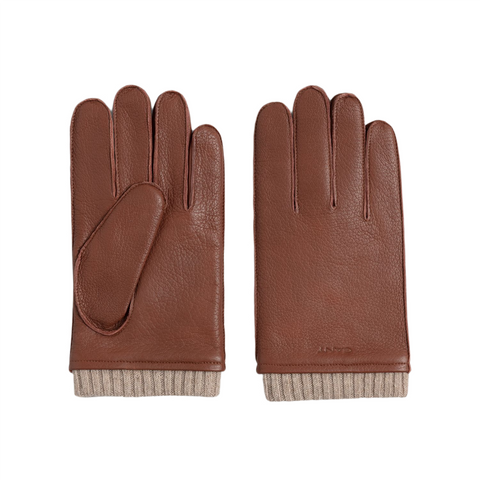 GANT 9930069-211 Leather Gloves CLAY BROWN Guanti Uomo