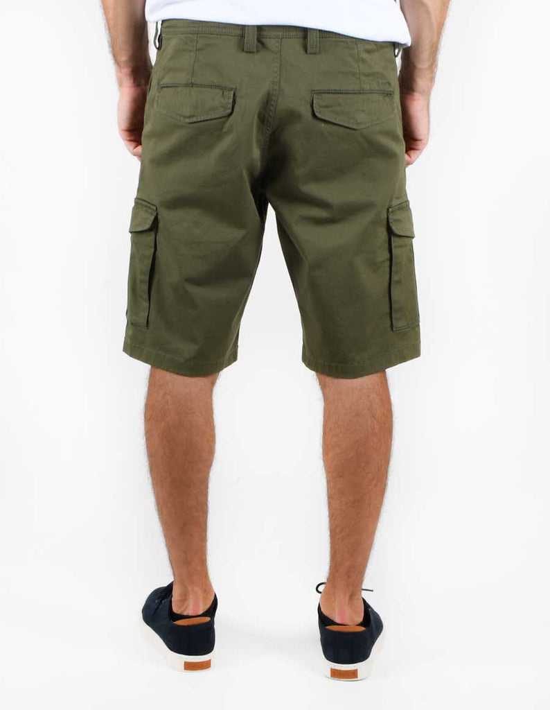 Gant 205044 301 Relaxed Twill Cotton Utility Cargo Shorts Dark Leaf Gr TROVISO1883