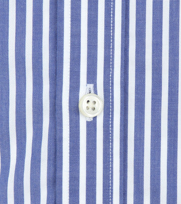 GANT 3062000-436 Broadcloth Stripe Button Down Shirt Men's College Blue