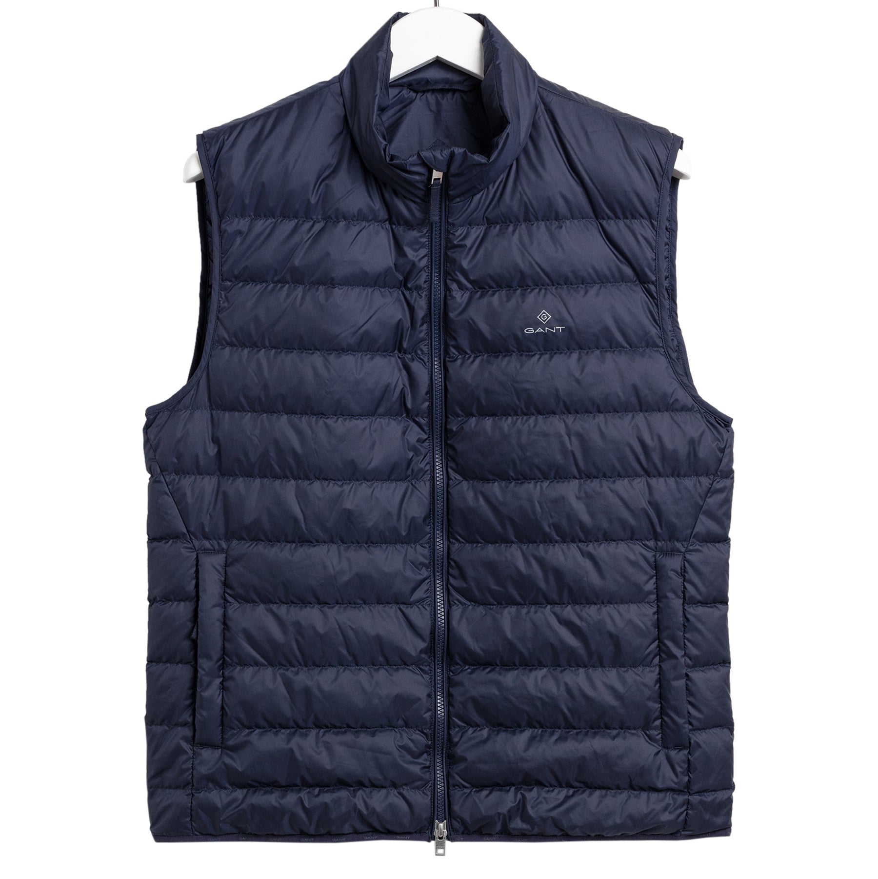 GANT 7006092-433 Light blue navy sleeveless down jacket