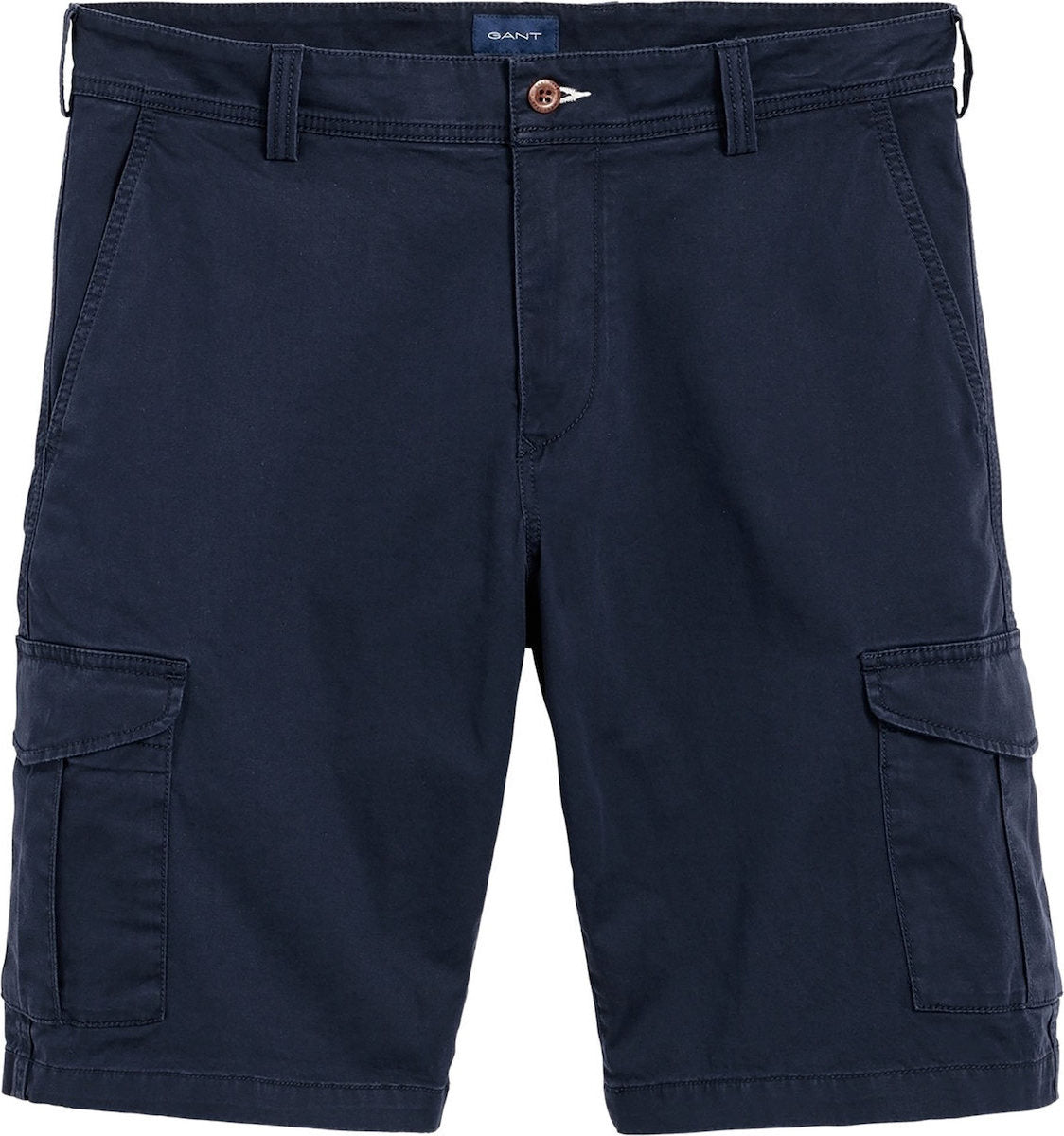 Gant 20018-410 Relaxed Twill Cotton Utility Cargo Shorts BLU Navy