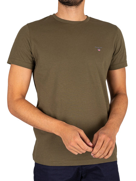 Gant 234100-301 The Original SS T-Shirt RACING GREEN