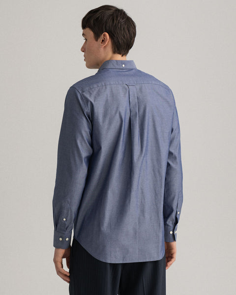 Gant 3060700-423 Pin-Point Oxford reg bd Shirt Camicia PERSIAN BLUE Button Down