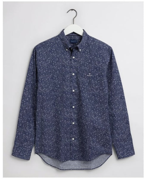 GANT 3012170-409 Regular Freedom Flower Button Down Shirt Classic BLUE