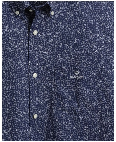 GANT 3012170-409 Regular Freedom Flower Button Down Shirt Classic BLUE