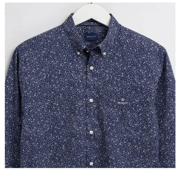 GANT 3012170-409 Regular Freedom Flower Button Down Shirt Classic BLUE