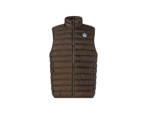 North Sails 603131-0339 Skye Vest Smanicato Uomo COCOA BROWN