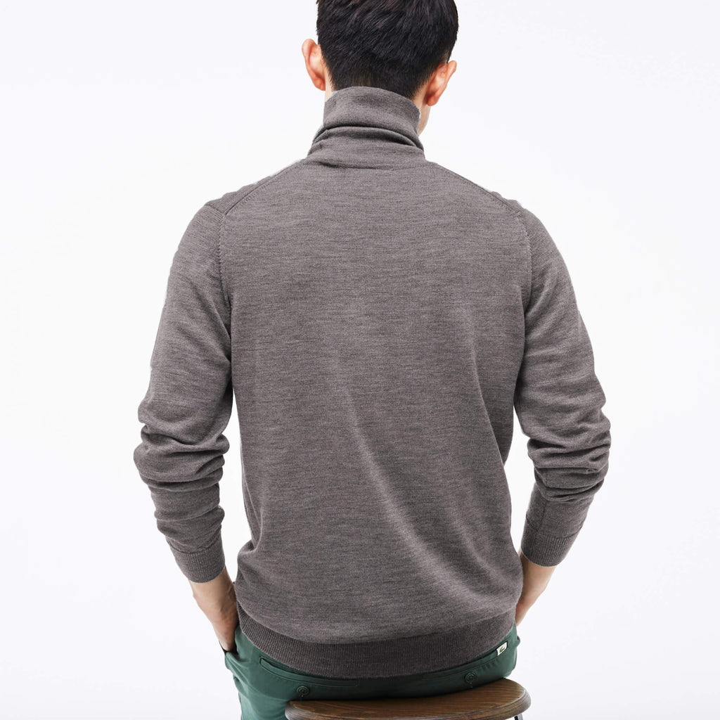 Silver turtleneck mens outlet