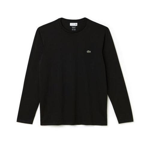 Lacoste TH6712-031 T-Shirt Long Sleeve Cotton BLACK black