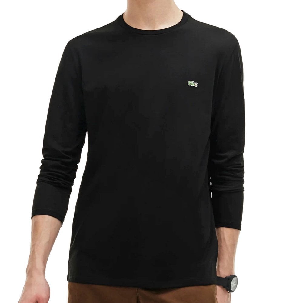 Tシャツ・カットソー Lacoste Basic Crewneck T-Shirt Black TH7618-031 Men's SPORT Breathable T-shirt Black | Lacoste