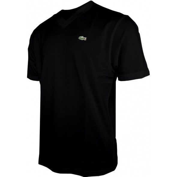 Lacoste TH7419-031 T-Shirt Short Sleeve V Sport Cotton BLACK black