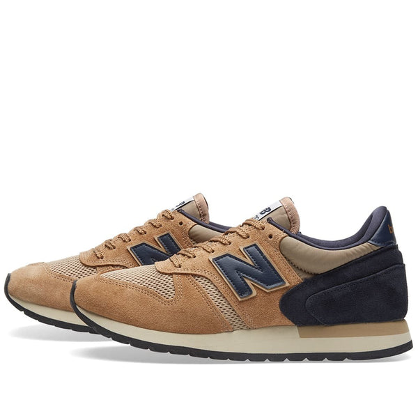 NEW BALANCE M770SBN Sneakers Made In England Navy Mid Brown