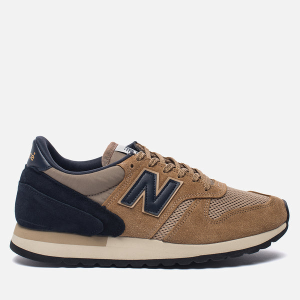 NEW BALANCE M770SBN Sneakers Made In England Navy Mid Brown