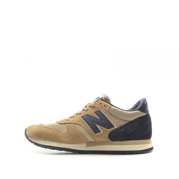 NEW BALANCE M770SBN Sneakers Made In England Navy Mid Brown