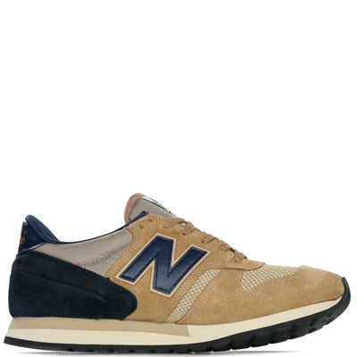 NEW BALANCE M770SBN Sneakers Made In England Navy Mid Brown