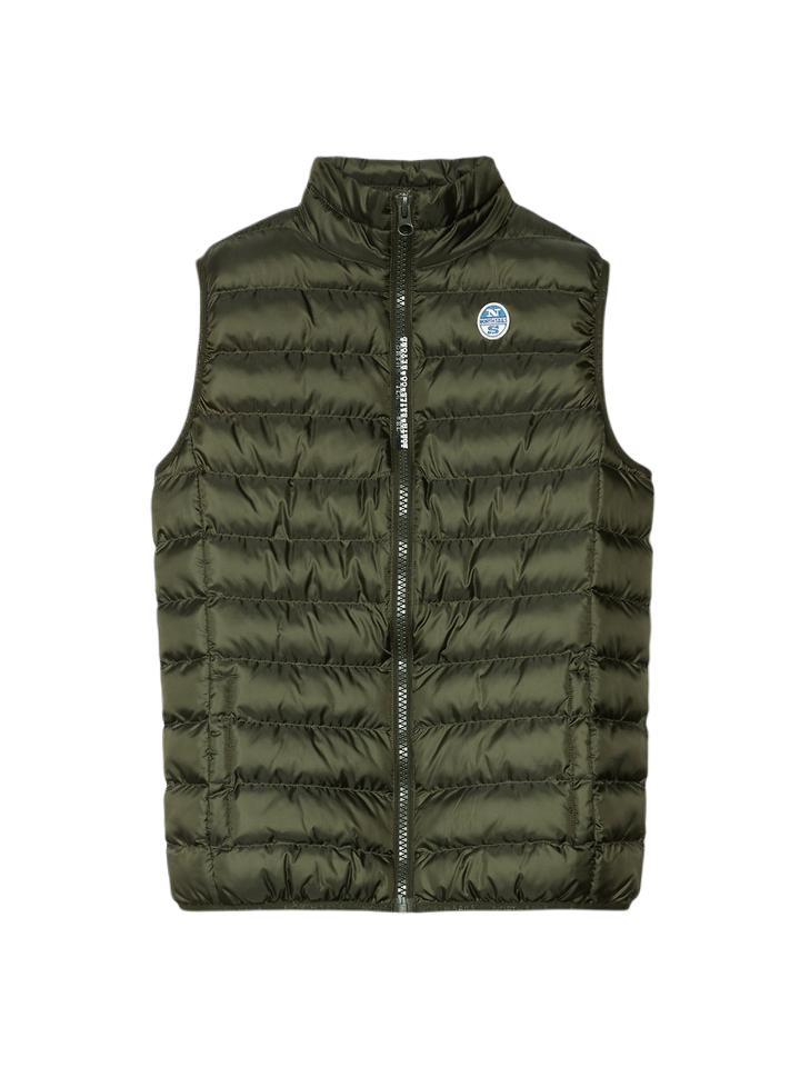 North Sails 603131-437 Skye Vest Sleeveless Man FOREST NIGHT GREEN