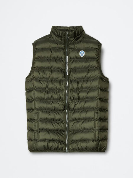 North Sails 603131-437 Skye Vest Sleeveless Man FOREST NIGHT GREEN