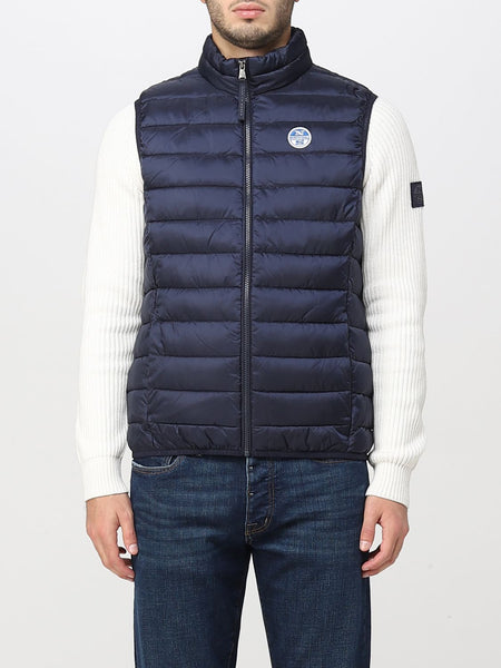 North Sails 603131-0802 Skye Vest Smanicato Uomo NAVY BLU