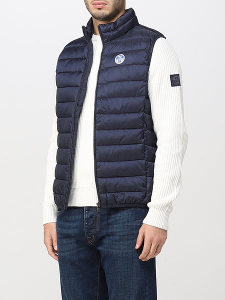 North Sails 603131-0802 Skye Vest Smanicato Uomo NAVY BLU