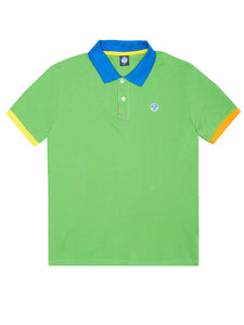 North Sails 692245-432 Contrast Pique' Polo SS GREEN