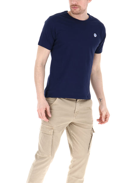 North Sails 692530-460 Basic Logo SS T-Shirt BLU Navy