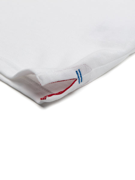 North Sails 692245-101 Contrast Pique' Polo Manica Corta WHITE