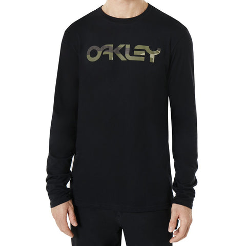 OAKLEY 457134-02E Mark II L/S T-Shirt Manica Lunga BLACK