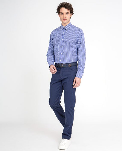 Paul & Shark COP4001-013 Pantalone 5 tasche in cotone organico Stretch BLU NAVY