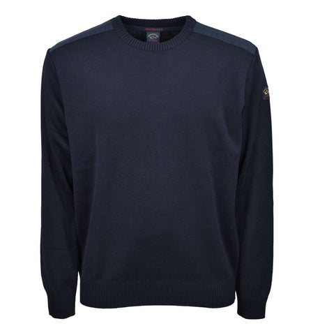 PAUL &amp; SHARK C0P1026-050 YACHTING NAVY BLUE Crew Neck Pullover