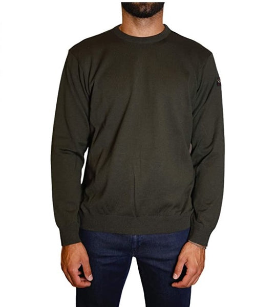 PAUL & SHARK COP1040-044 Pullover Girocollo Merinos Extrafine Military GREEN