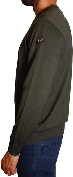 PAUL & SHARK COP1040-044 Pullover Girocollo Merinos Extrafine Military GREEN