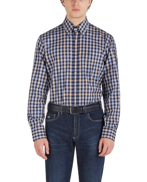 Paul & Shark I20P3139-002 Button Down Check Shirt