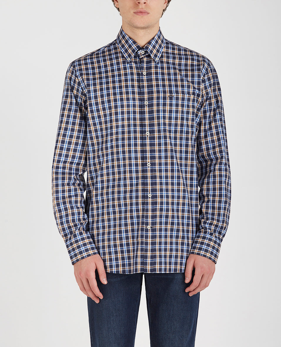 Paul & Shark I20P3139-002 Button Down Check Shirt