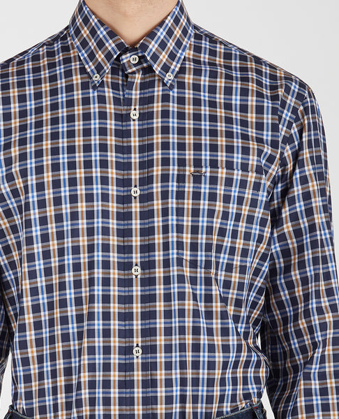 Paul & Shark I20P3139-002 Button Down Check Shirt