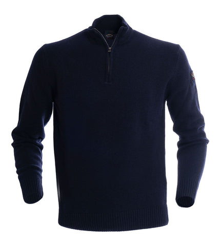 Paul &amp; Shark 11311137-752 Shetland Half Zip Pullover NAVY BLUE