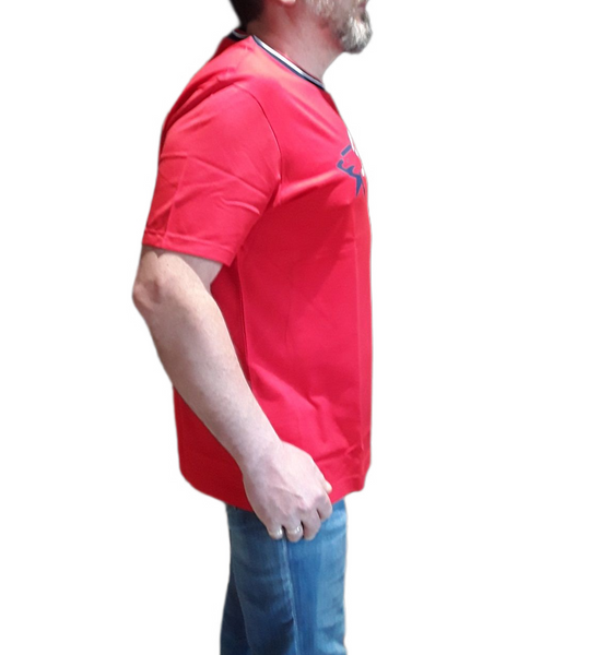 Paul &amp; Shark 22411054-577 The Big Shark T-Shirt RED