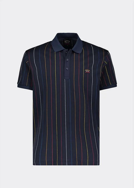 Paul & Shark 22411339-247 Polo Riga Multicolor Vertical BLU