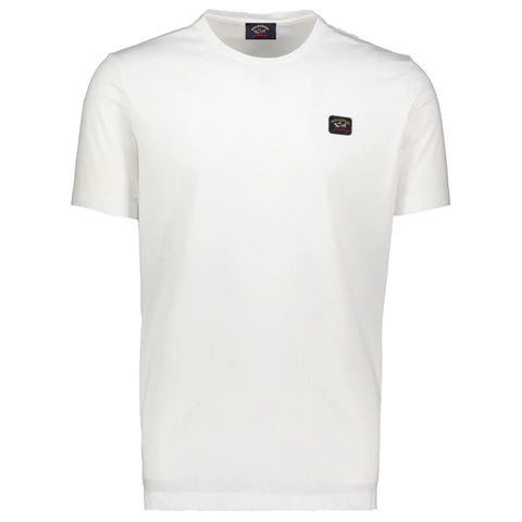 Paul & Shark COP1002-010T-Shirt Logo Girocollo Manica Corta BIANCO