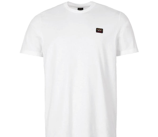 Paul &amp; Shark COP1002-010T-Shirt Logo Crewneck Short Sleeve WHITE