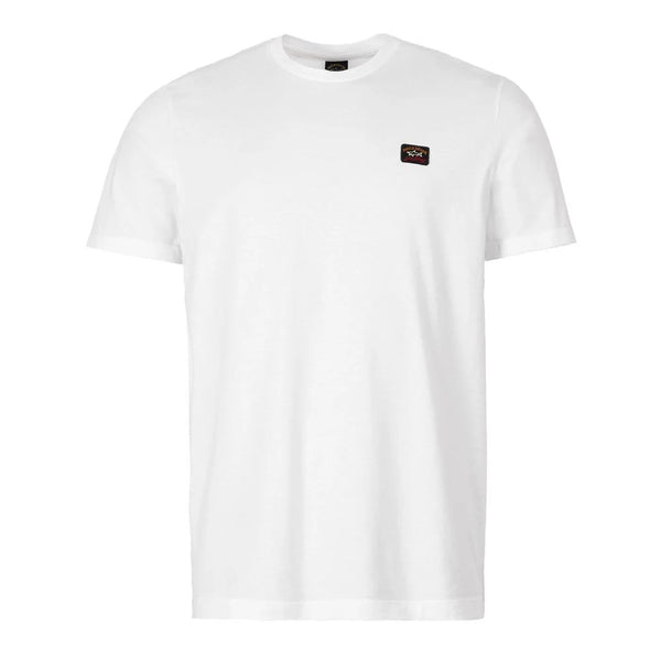 Paul &amp; Shark COP1002-010T-Shirt Logo Crewneck Short Sleeve WHITE