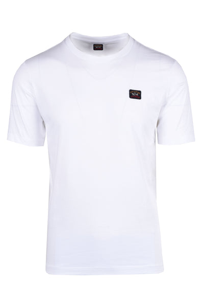 Paul &amp; Shark COP1002-010T-Shirt Logo Crewneck Short Sleeve WHITE