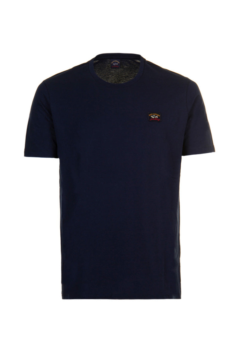 Paul & Shark COP1002-013 T-Shirt Logo Girocollo Manica Corta BLU navy