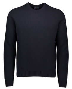 Paul &amp; Shark COP1061-752 NAVY BLUE Shetland Crew Neck Pullover