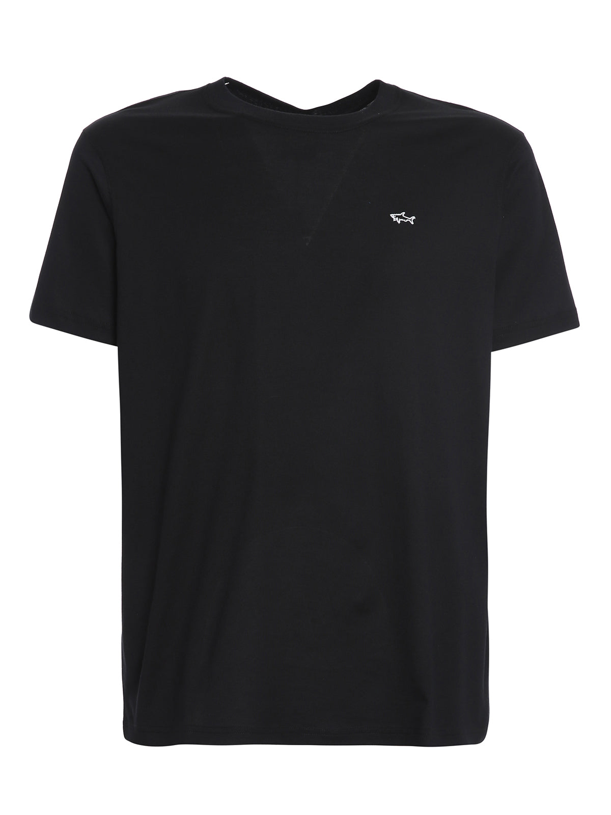 Paul &amp; Shark COP1092-011 T-Shirt Logo Crewneck Short Sleeve BLACK