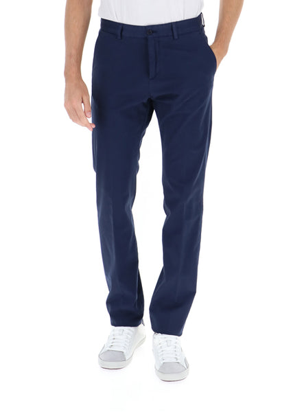 Paul & Shark COP4002-013 Pantalone Chino tasche america in cotone organico Stretch BLU NAVY