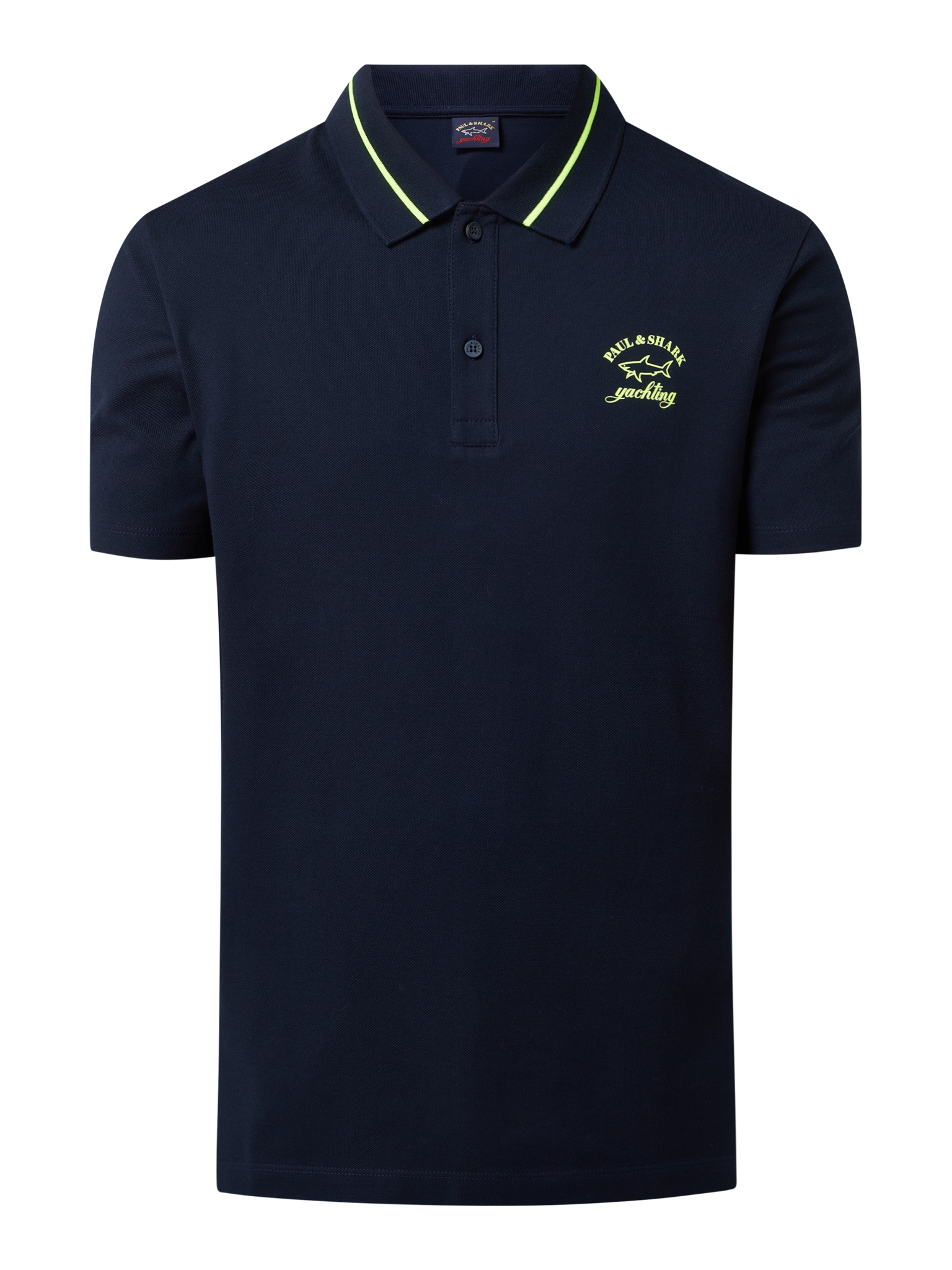 Paul & Shark 22411205-013 Contrast Fluo Polo SS BLU NAVY