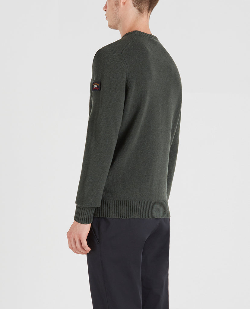 Paul Shark COP1061 248 Crewneck Pullover in Shetland Wool